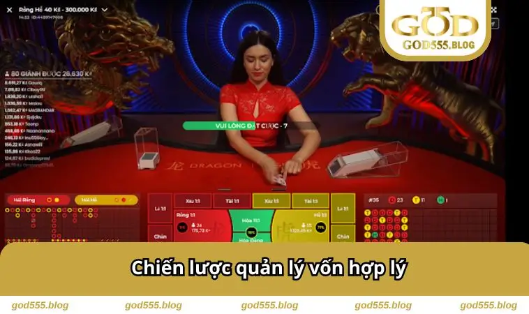 Cách Chơi Rồng Hổ - Luật Cơ Bản Đến Chiến Lược Thắng Lớn 2 Chiến lược quản lý vốn hợp lý