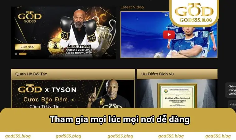 Tham gia mọi lúc mọi nơi 