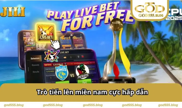 Game Bài GOD55 1 Trò tiến lên miền nam cực hấp dẫn